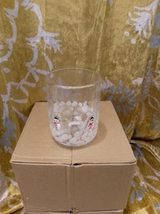Anthropologie Festive Icon Snowman juice Glass - Picture 1 of 3