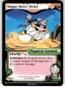 2002 Score Dragon Ball Z Buu Saga Card #35 Saiyan Direct Strike - Picture 1 of 4
