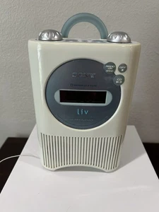 Sony ICF-CD73V Shower CD Player Clock Weather Radio TESTED - Picture 1 of 15