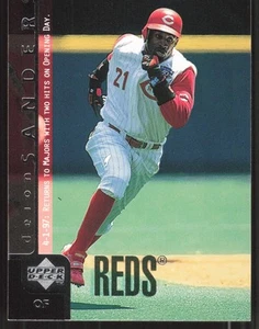 Deion Sanders, 1998 Upper Deck, #67, Cincinnati Reds, - Foto 1 di 2