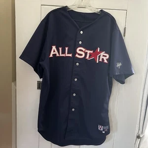 ALL STAR #29 Victory Custom Athletic Size 46 Button Up Blue Red Baseball Jersey - Picture 1 of 9