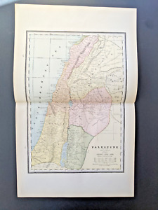 1886 The People's Atlas Map of Palestine