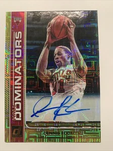 2020-21 NBA Panini Donruss Dennis Rodman Gold Hall Dominators Auto #HD-DRM 5/10 - Picture 1 of 6