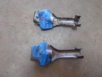 1962 Cadillac Series 62 rear end parking brake cable mounting bracket parts  - Image 1 of 2