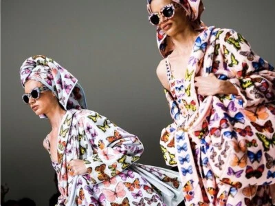 Versace Tribute Butterfly Sunglasses. 2017 Gianni Death Anniversary. Never Worn. - Image 1 of 4