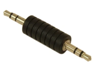 Adaptador acoplador mini estéreo TRS MACHO a MACHO de 3,5 mm - Imagen 1 de 2