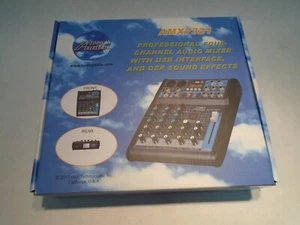 NEW IN BOX AUDIO 2000'S AMX7321 FOUR CHANNEL AUDIO MIXER W USB BLUETOOTH DSP - Picture 1 of 2
