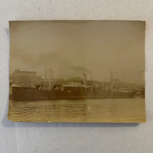 Vintage Ship Boat Photo Photograph Print Farmand - Picture 1 of 9