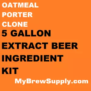 Oatmeal Porter Clone Homebrew 5 Gal Beer Extract Ingredient Kit - My Brew Supply - Picture 1 of 1
