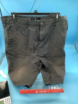Pantalones cortos de golf London Fog para hombre talla 42 azul marino negro frente plano nuevos con etiquetas Foto 1 de 4