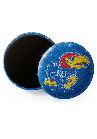 Kansas Jayhawks Glitter Magnets Cover