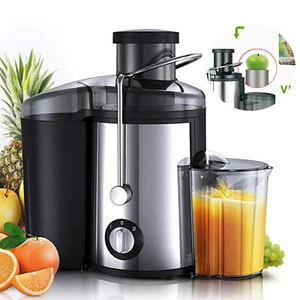 800 W Entsafter Saftpresse elektrische Obstpresse Gemüse Fruchtpresse Edelstahl - Bild 1 von 10