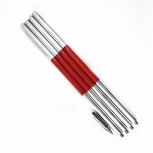 New Mini Prism 4 poles for Total Station Surveying 1/4" Thread - Picture 1 of 3