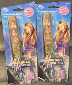 Pluma de 2 tarjetas de coleccionista de Disney Hannah Montana - Imagen 1 de 1