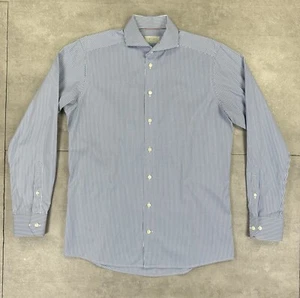 eton modernes Hemd mit Knopfleiste Herren 39 15,5 gestreift Freizeit Business Designer - Bild 1 von 14