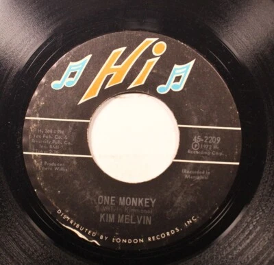 Hear! Funk 45 Kim Melvin - One Monkey / Give It Up On Hi - Image 1 of 2