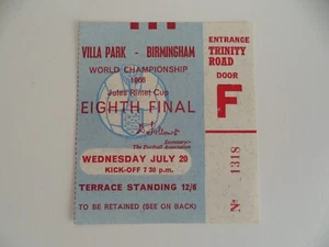 WM 1966 Deutschland-Spanien Ticket FIFA World Cup N104 - Bild 1 von 2