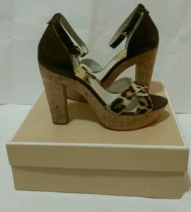 Neu! MICHAEL Michael Kors Schuhe, Camilla Plateau Sandalen-Gepard - Bild 1 von 5