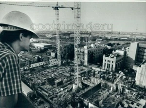 1985 Pressefoto mit Blick auf New County Gefängnis Baustelle 1980er Sacramento - Bild 1 von 2