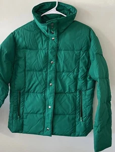 Vintage 80s Mountain Goat White Stag Down Puffer Retro Jacket Women's Large ￼ - Picture 1 of 10