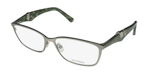 VERA WANG V328 ASSEMBLED BY HAND STAINLESS STEEL ACETATE EYEGLASS FRAME/GLASSES - Picture 1 of 9