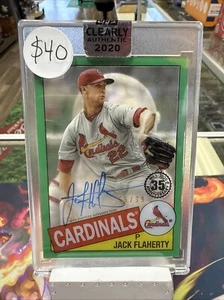 2020 Topps Clearly Authentic Autographs - 1985 Topps Baseball Autographs #TBA-JF - Picture 1 of 6