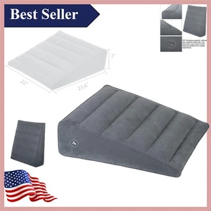 Versatile Travel Bed Wedge Pillow - Inflatable and Lightweight Comfort Solution - Picture 1 of 8