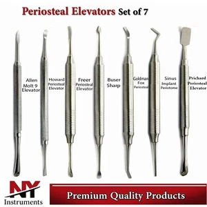 Dental Periosteal Sinus Lift Elevators Prichard Elevator Molt Surgical Implant - Picture 1 of 3