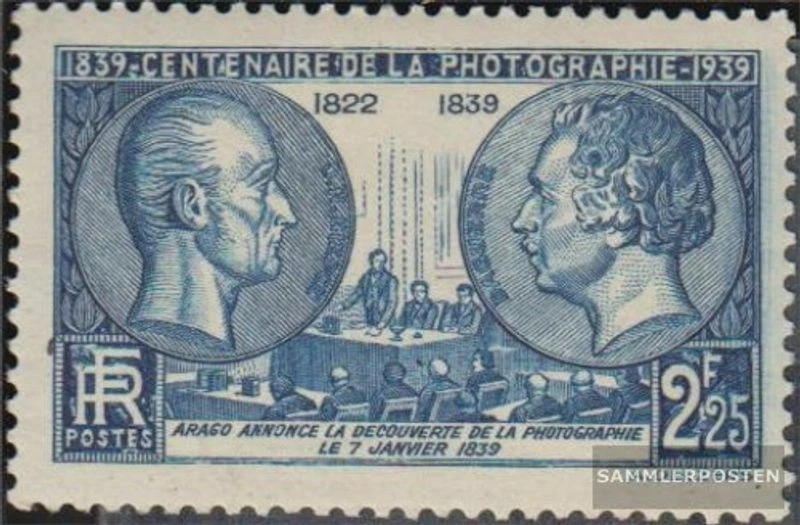 France 446 (complète edition) neuf avec gomme originale 1939 100 Années photo - Photo 1/1