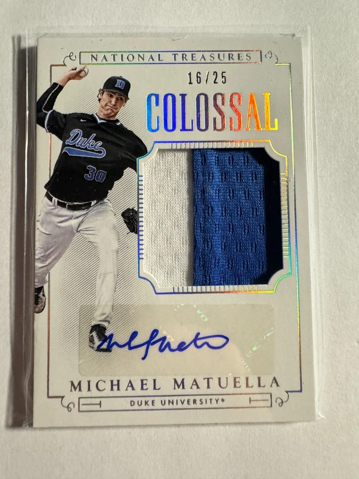 K205,282 - 2015 Panini National Treasures Silver #408 Michael Matuella #/25 Auto - Image 1 of 1