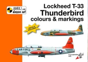 Calcomanías MKD32008 Mark 1 1:32 Lockheed T-33 Thunderbird camuflaje y marcas - Imagen 1 de 3