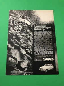 SAAB WAGON VINTAGE ORIGINAL PRINT AD ADVERTISEMENT PRINTED - Picture 1 of 1