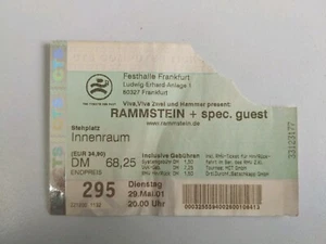 Rammstein Konzert Karte - Bild 1 von 1