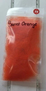 Seal Dubbing " New bigger bag 3g " color:Burnt Orange Classic Salmon & Streamer - Picture 1 of 2