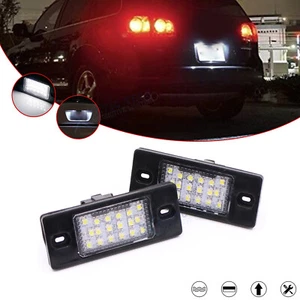 For Audi Volkswagen Porsche Error Free Xenon White LED License Plate Light Set - Picture 1 of 10