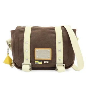 Louis Vuitton Antigua Besace PM Canvas Shoulder Bag Mocha M80661 Auth Used F/S - Picture 1 of 24