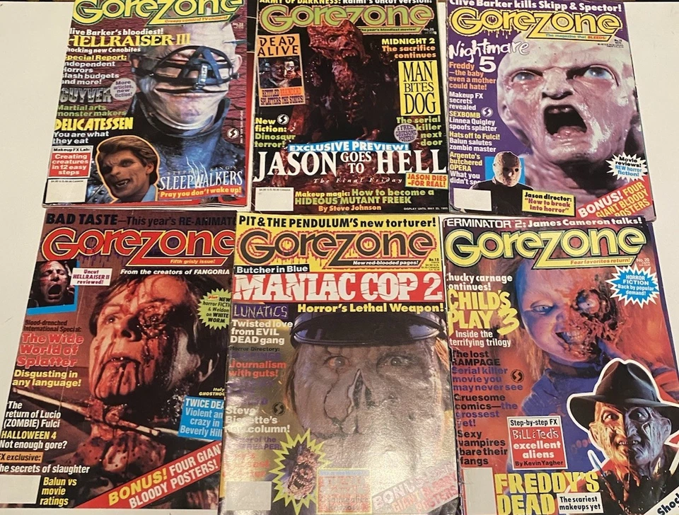 6 Gorezone Magazine Bundle - Image 1 of 1