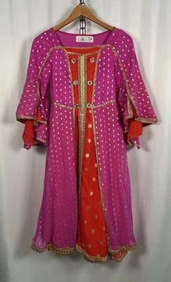 Disney Live Action Aladdin Deluxe Jasmine Halloween Costume Girl's Sz 9/10 Dress - Image 1 of 4