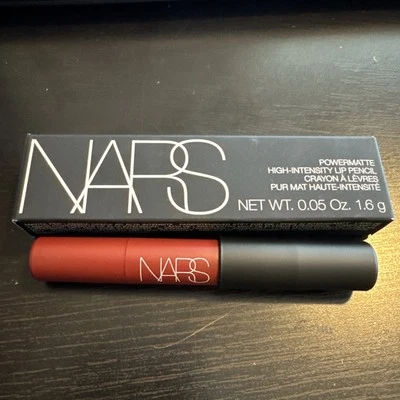 NARS Powermatte High-Intensity Lip Pencil In 185 Cruella - Scarlet Red 1.6g Mini - Image 1 of 3