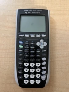 Texas Instruments TI-84 Plus Silver Edition Graphing Calculator Black No Cover - Picture 1 of 6