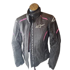 Alpinestars Motorcycle Jacket Womens Medium Stella Textile Riding Armor Climate - Foto 1 di 24