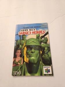 Army Men Sarges Heroes N64 Manual - Bild 1 von 3