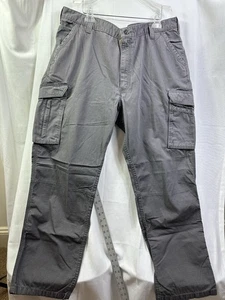 Carhartt Hose Herren 42x32 grau Relaxed Fit Workwear Cargo Work Ripstop Force - Bild 1 von 12