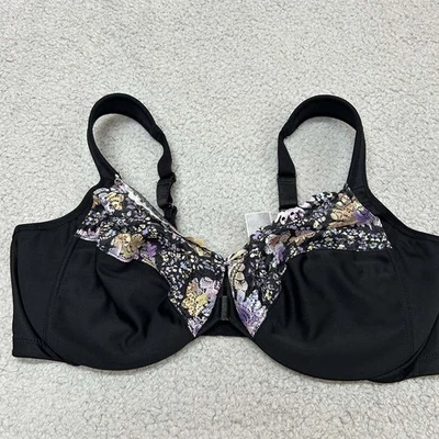 Glamorise Bra 46C Full Coverage 1245  Front Closure Wonderwire Bra - Image 1 of 4