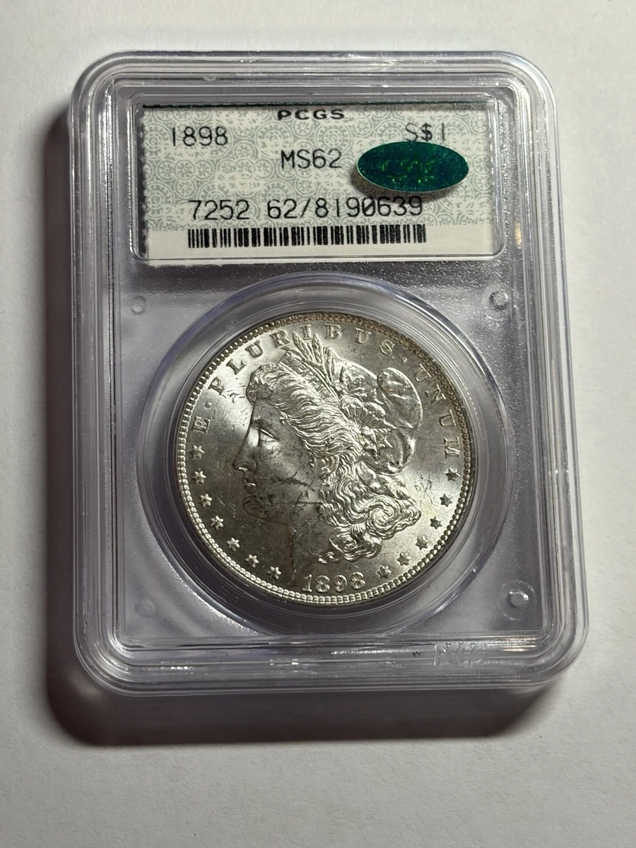 1898 MS 63 Graded Morgan Dollars for sale | eBay
