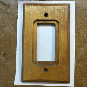 MASSIVHOLZ gebeizte Wandblende Abdeckung - für GFI/STECKDOSE - Bild 1 von 2