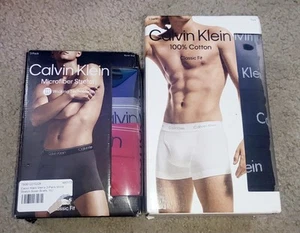 Med-Lot Calvin Klein 5x 100% Cotton Classic Boxer Briefs + 3x Microfiber Stretch - Picture 1 of 1