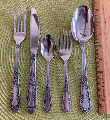 Cubiertos con mango satinado Amefa AFS1 acero inoxidable Holland Scrolls TÚ ELIGES Foto 1 de 2