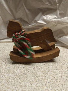 Decorative Holiday Rocking Horse - Picture 1 of 4