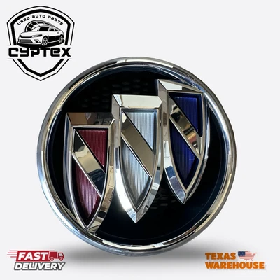 2019 TO 2020 Buick Envision Front Grille Emblem Logo Tri-shield Color OEM - Image 1 of 4